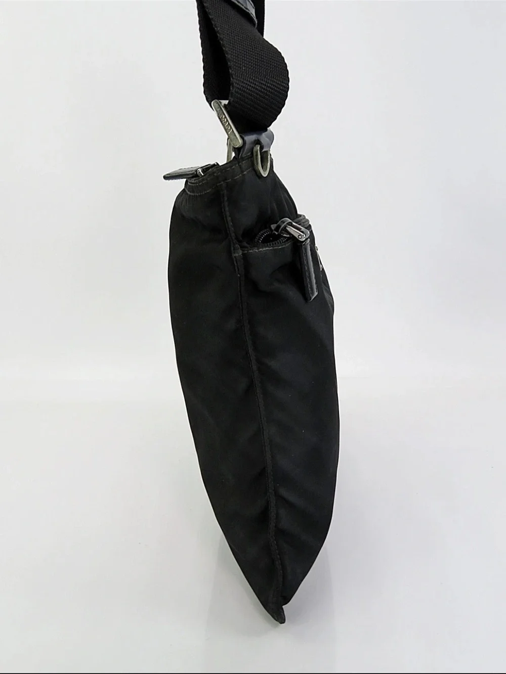 Prada Black Nylon Crossbody Bag for Men